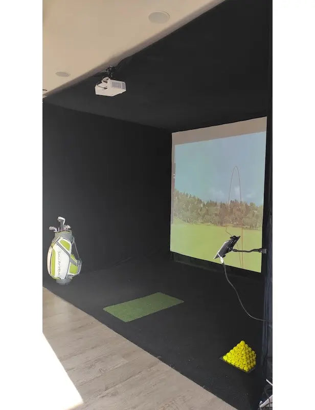 Interior view of the Golf At Home SIM Box Premium