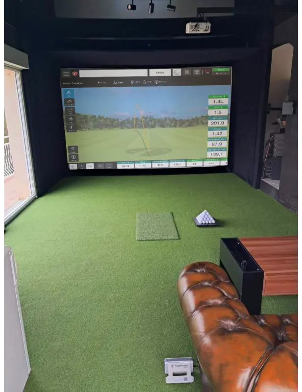 Golf At Home SIM Box Premium golf simulator enclosure