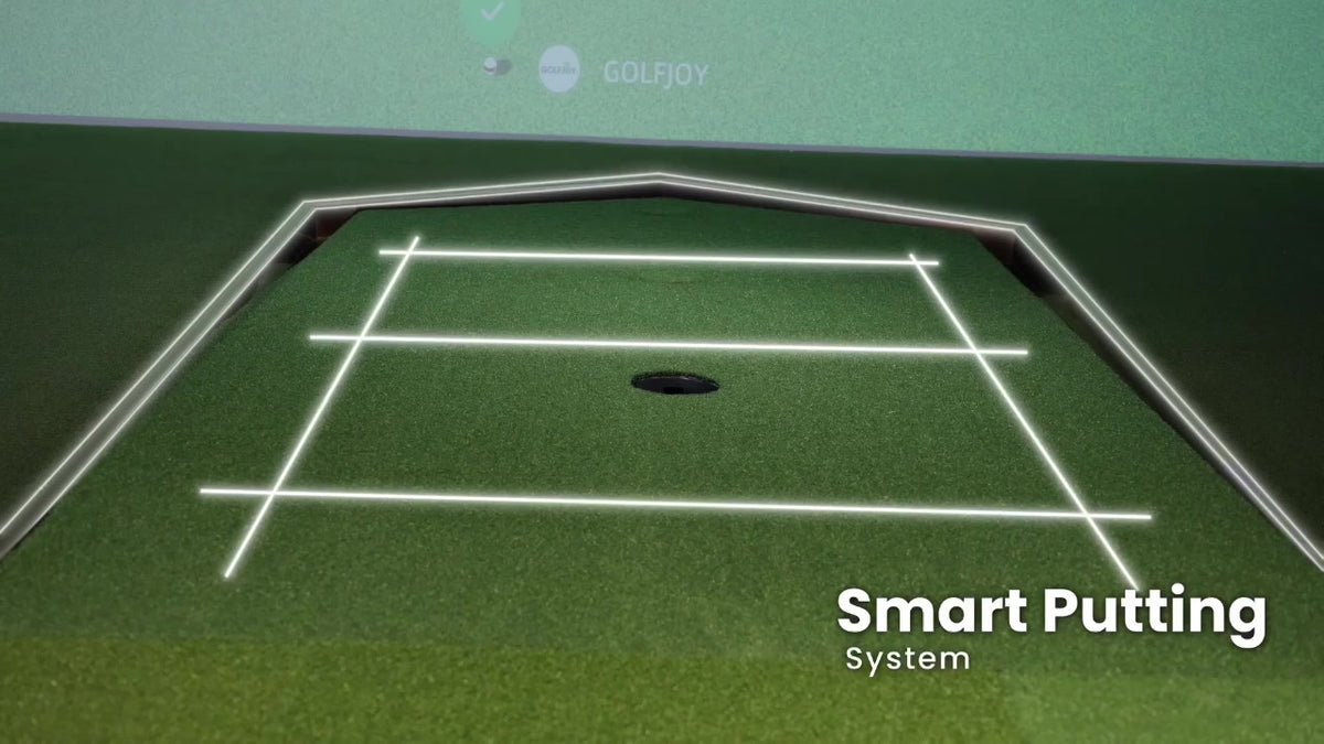 Top view of the GolfJoy Smart Putting platform